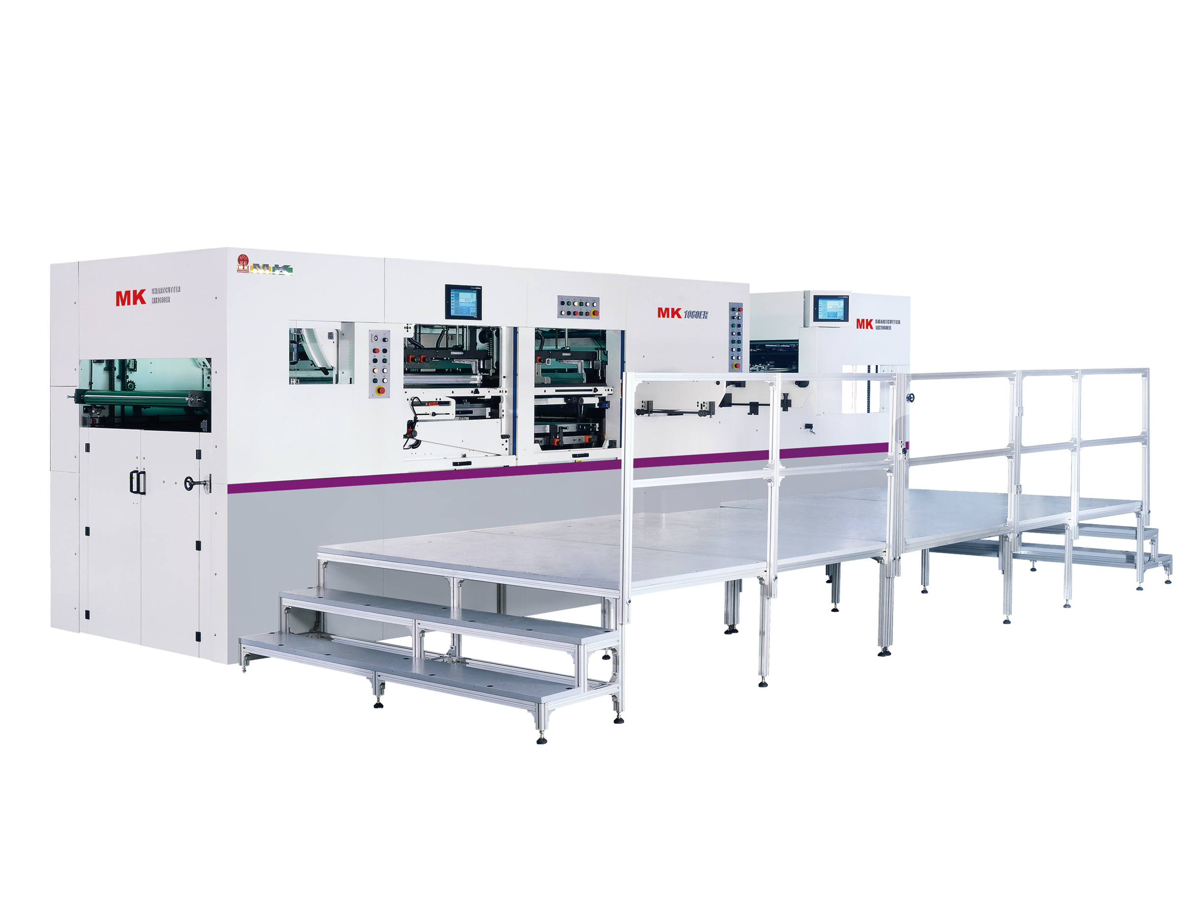 MK1060ER平压平自动全清废模切机
技术描述：全清废技术
2008年，CQ9推出国内第一台全清废模切机。实现从模怯注清废、分河注自动出料的高自动化纸盒成型加工。为中国全清废技术的突破起到了推动作用，也使全清废模切机正式在国内推广开来。